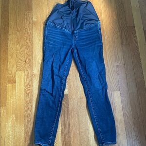 Madewell Women's Skinny Jeans - Dark Blue